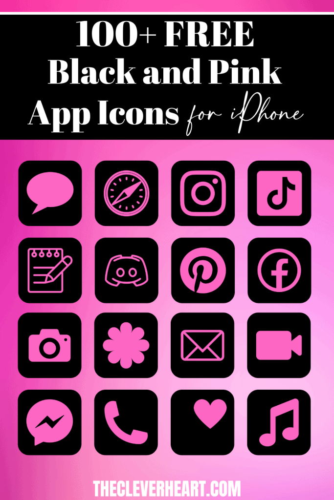 pink iphone icon