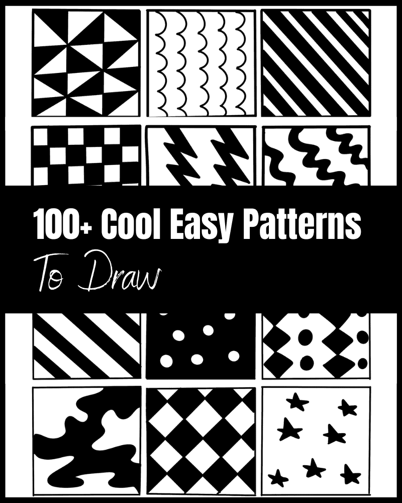 pretty patterns to draw simple