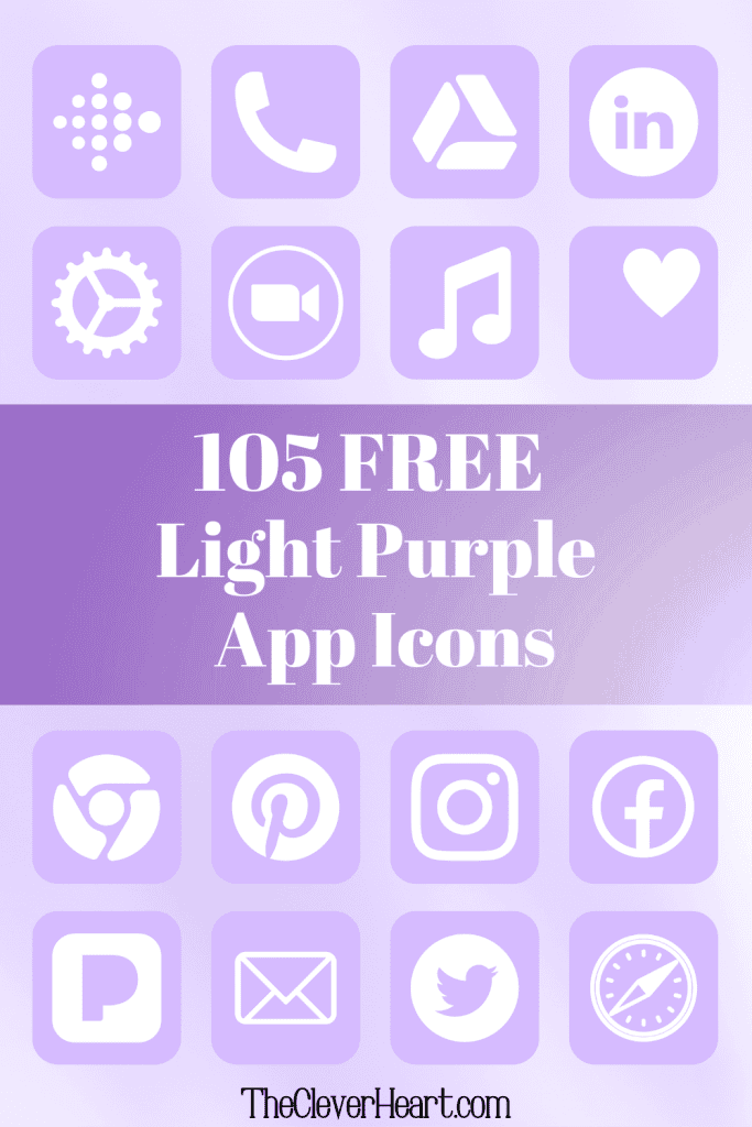 Purple app icons free