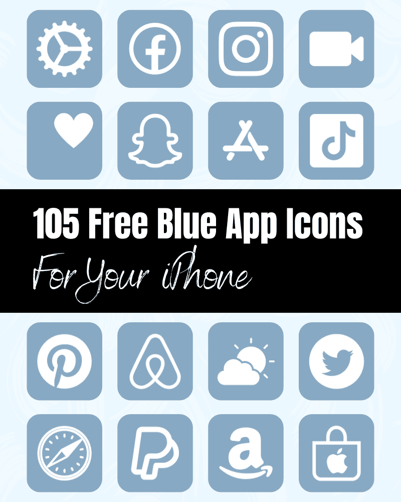 blue app icons