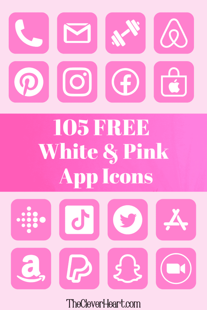pink app icons free