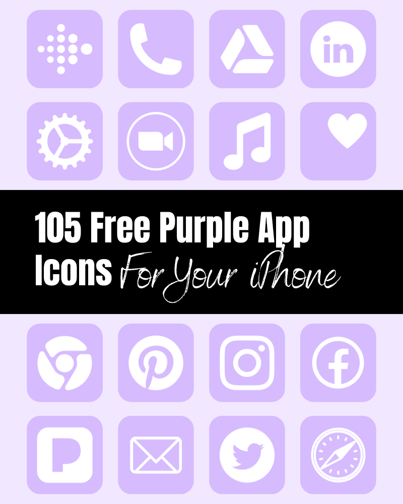 purple app icons