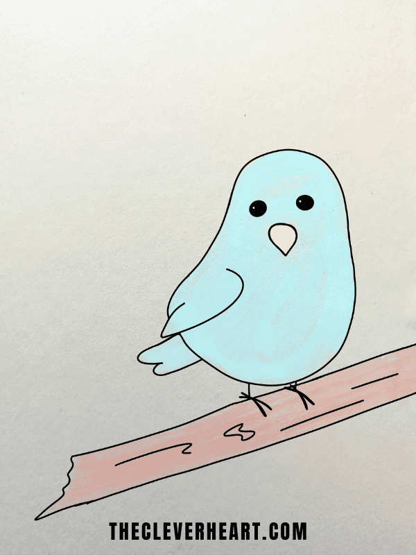 easy bird to draw