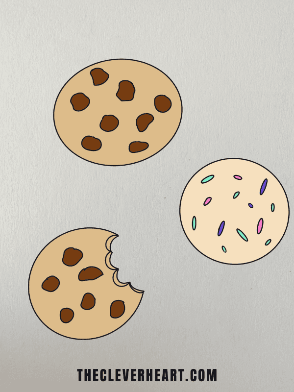 easy cookies to draw