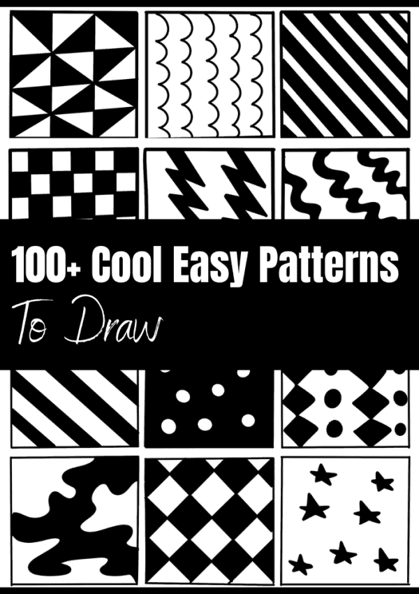 100+ Cool Easy Patterns To Draw