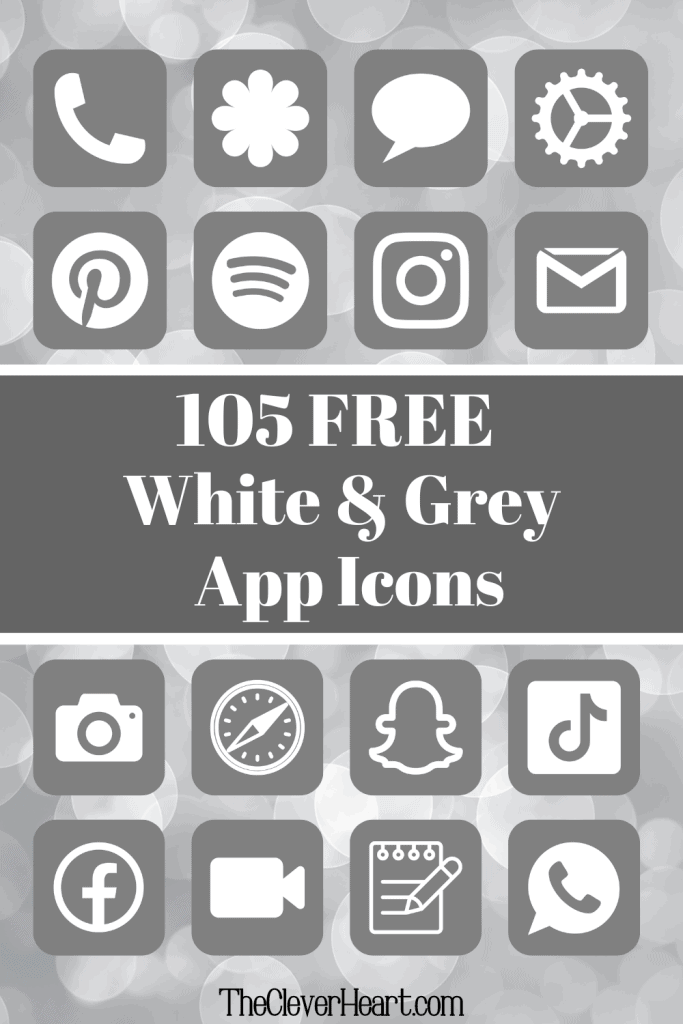 grey app icons download