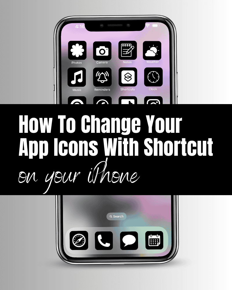 how to change your app icons with shortcut