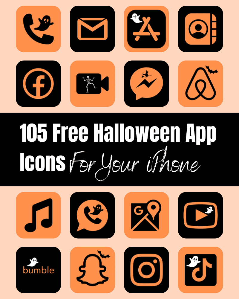 halloween app icons