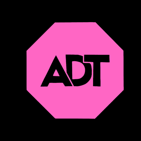 ADT black and pink app icon