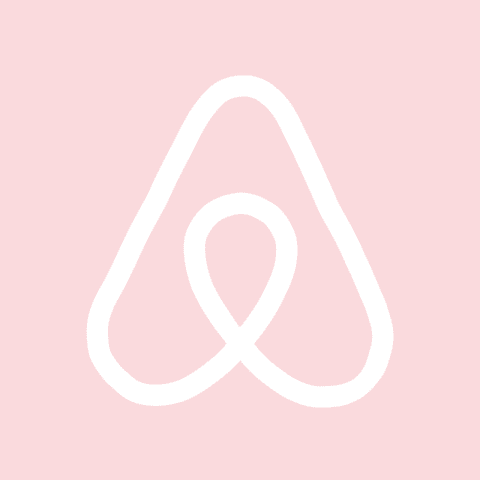 AIR BNB light pink app icon