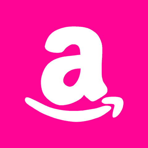 AMAZON hot pink app icon