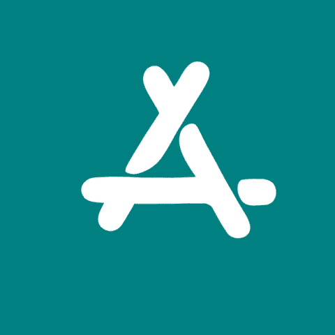 APP STORE teal app icon