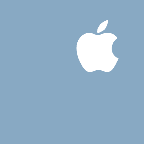 APPLE SUPPORT blue app icon