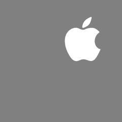 APPLE SUPPORT grey app icon