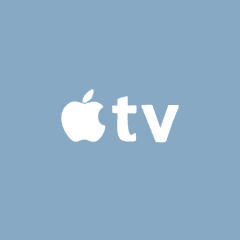 APPLE TV blue app icon