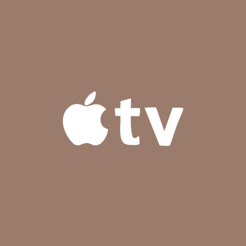 APPLE TV brown app icon