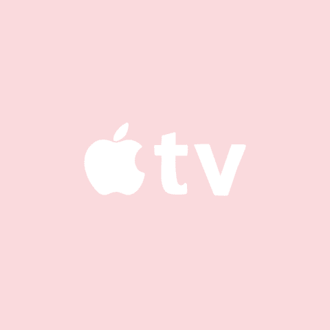 APPLE TV light pink app icon