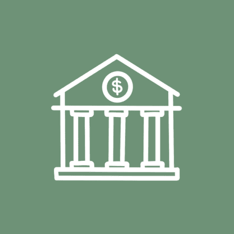BANK green app icon