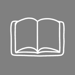 BOOKS grey app icon