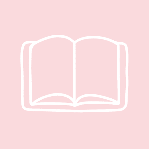BOOKS light pink app icon