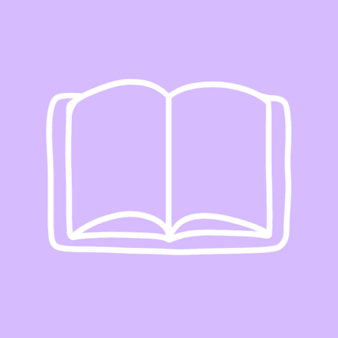 BOOKS purple app icon