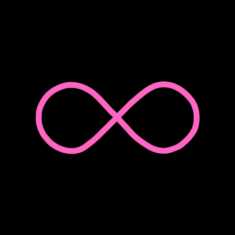 BOOMERANG black and pink app icon