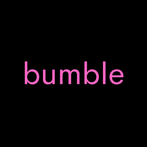 BUMBLE black and pink app icon