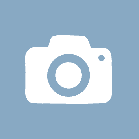 CAMERA blue app icon