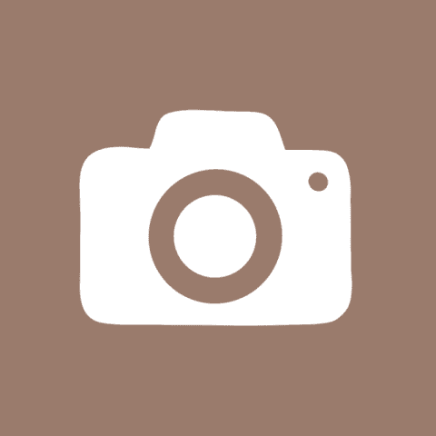 CAMERA brown app icon