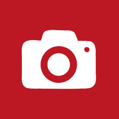 CAMERA red app icon