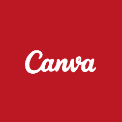 CANVA red app icon