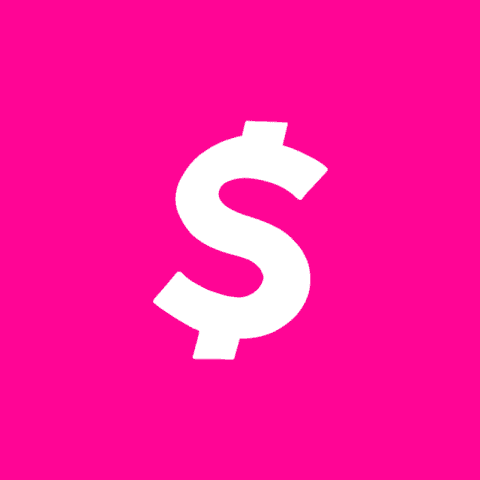 CASH hot pink app icon