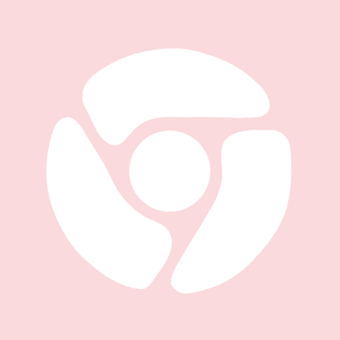 CHROME light pink app icon