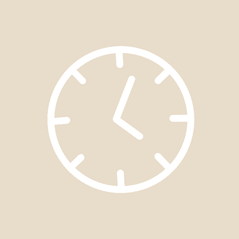 CLOCK beige app icon