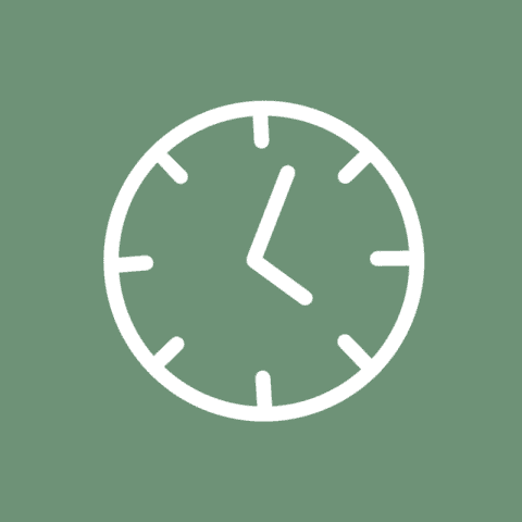 CLOCK green app icon