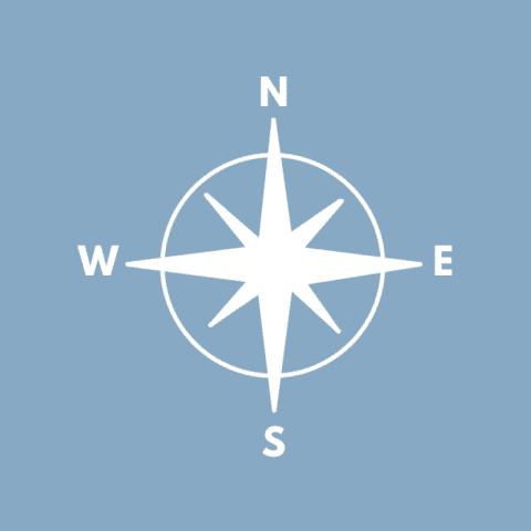 COMPASS blue app icon