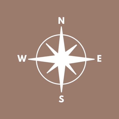 COMPASS brown app icon
