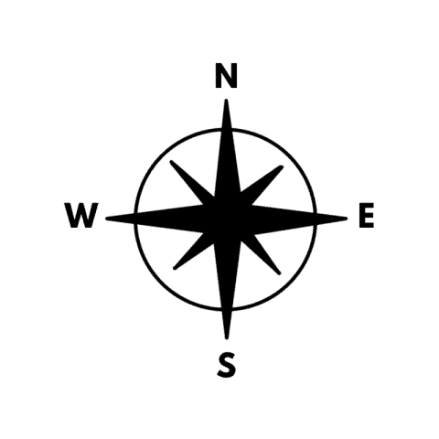 COMPASS white app icon