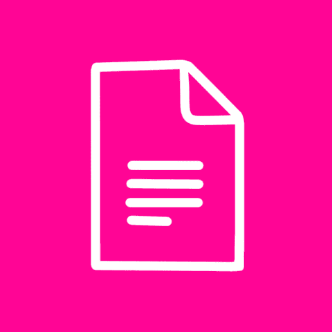 DOCS hot pink app icon