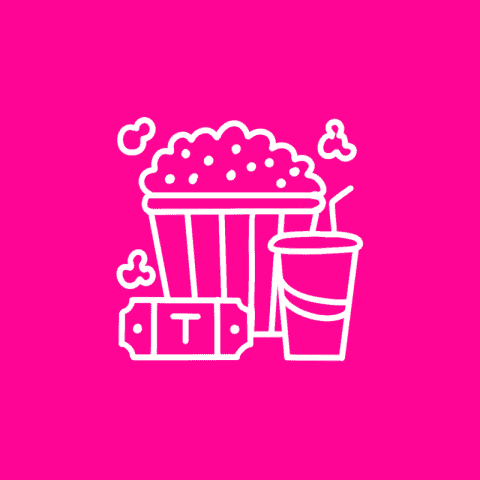 ENTERTAINMENT hot pink app icon