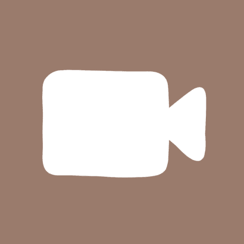 FACETIME brown app icon