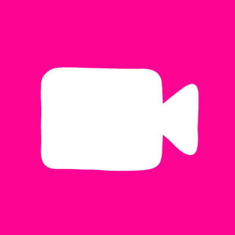 FACETIME hot pink app icon