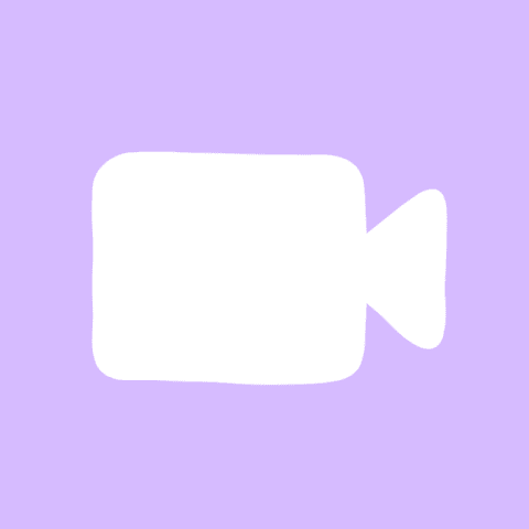 FACETIME purple app icon