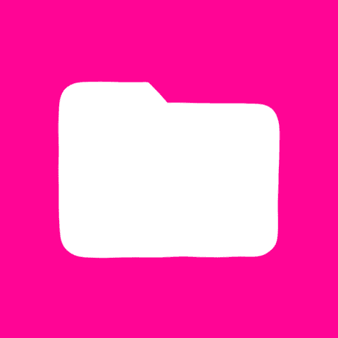 FILES hot pink app icon