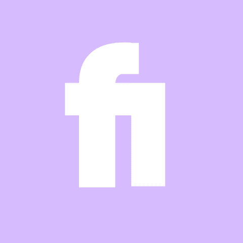 FIVERR purple app icon