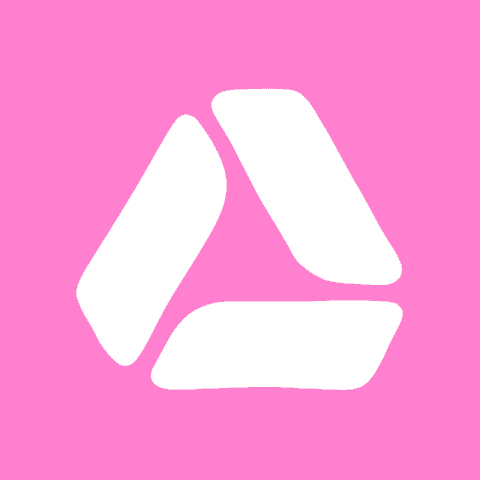 GOOGLE DRIVE pink app icon