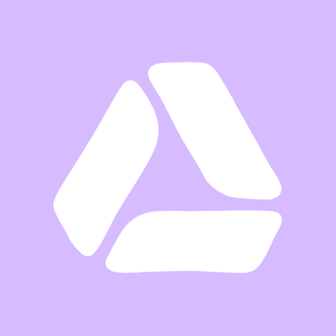 GOOGLE DRIVE purple app icon