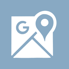 GOOGLE MAPS blue app icon