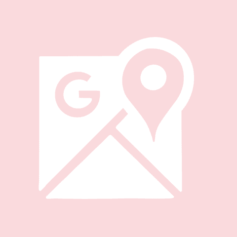GOOGLE MAPS light pink app icon