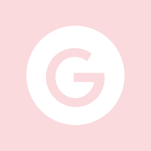 GOOGLE light pink app icon